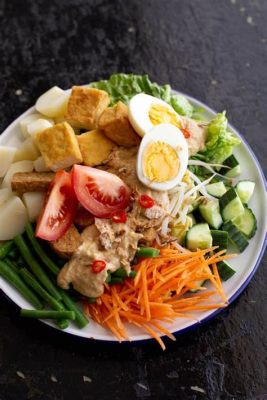  Gado-gado! Uma Explosão de Sabores Frescos e Aromas Inconfundivelmente Indonesianos em um Prato Único.